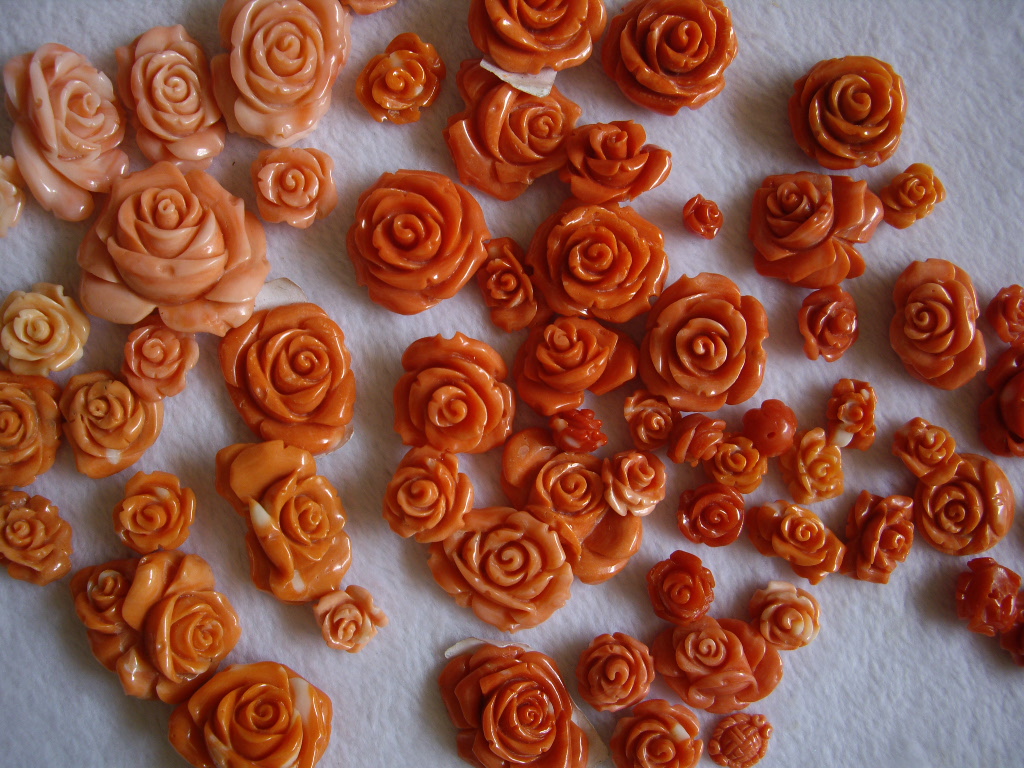 Coral sale rose jewelry