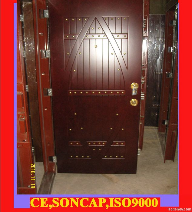 Steel Wooden Door with CE