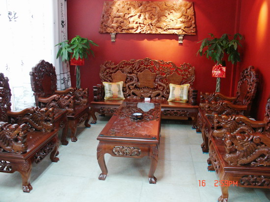 Carved chair