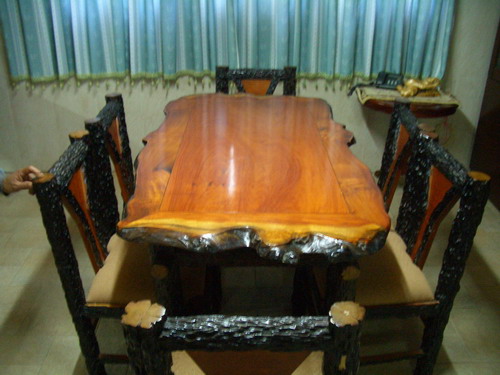 Gloomy Wooden Table