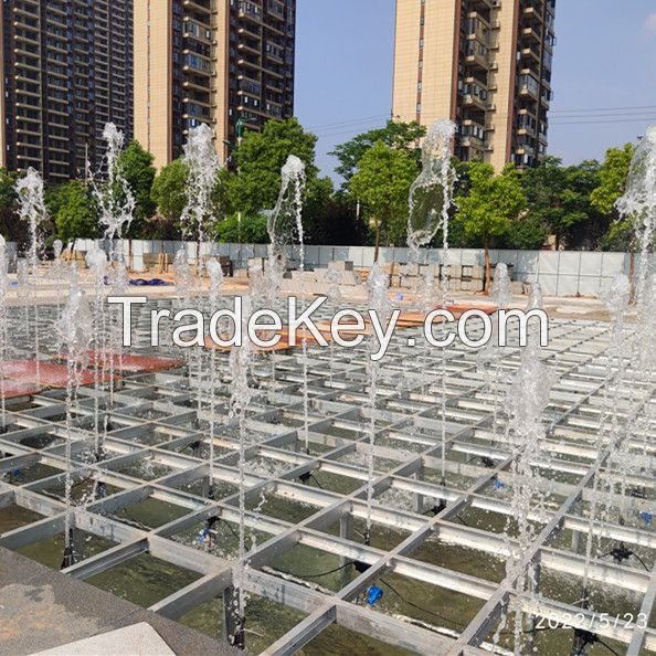 Square Dancing Music Fountain Underfloor Water Fountain