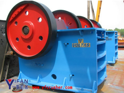 capacity Jaw Crusher Vs size