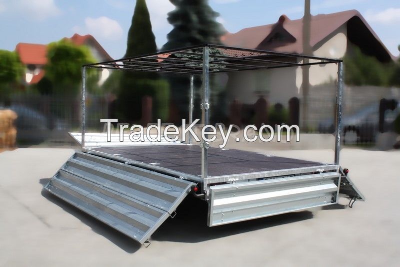 FLATBED Tarpaulin TRAILER Indyvidual orders trailers EC APPROVAL