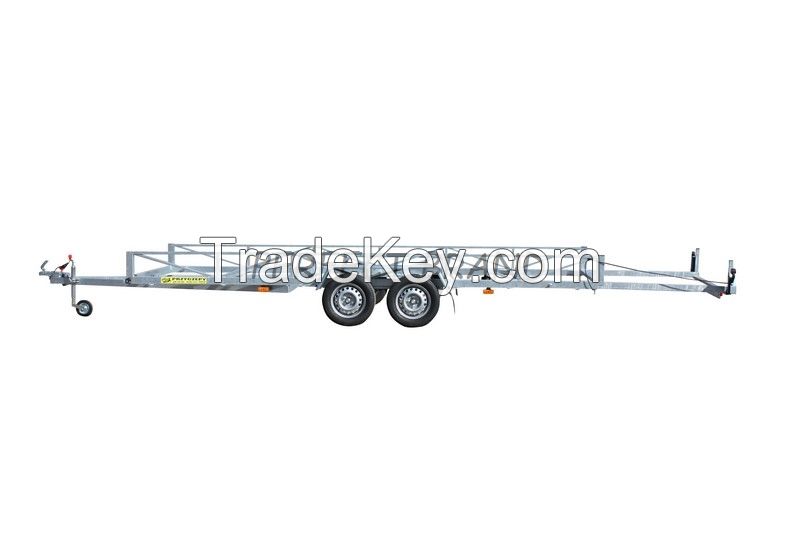 LONG CAR TRAILER Indyvidual customer orders GALVANIZED trailers