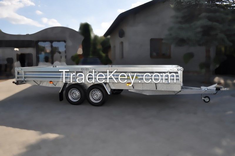 CAR FLATBED TRAILER Indyvidual orders GALVANIZED trailers EC APPROVAL