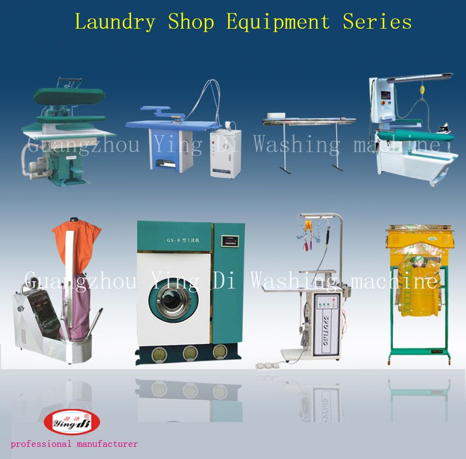 High quality steam ironing table iron and boiler for laundry shop