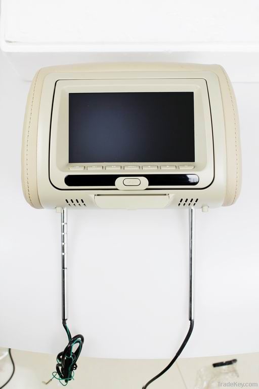 NEW 7inch screen headrest car dvd MP5 player