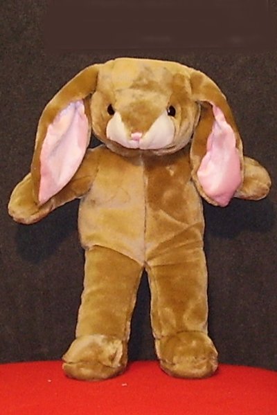 Unstuffed Plush Toy Bunny