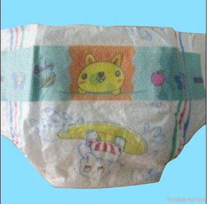 Disposable clothlike backsheet baby diaper