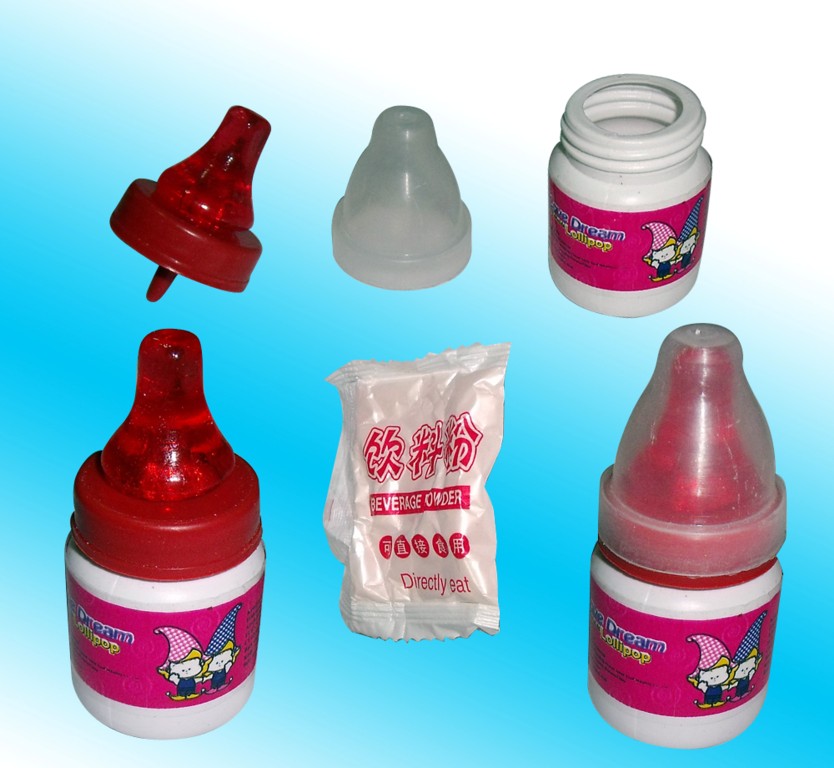 BABY'S BOTTLE TOYS WITH ACID POWDER