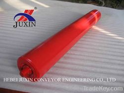 conveyor return roller with rubber ring, idler roller