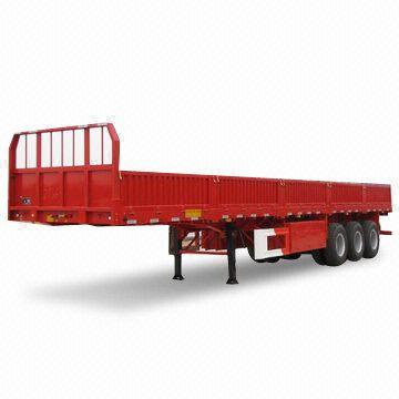 2 & 3 AXLES CAGO SEMI-TRAILER WITH SIDEWALL