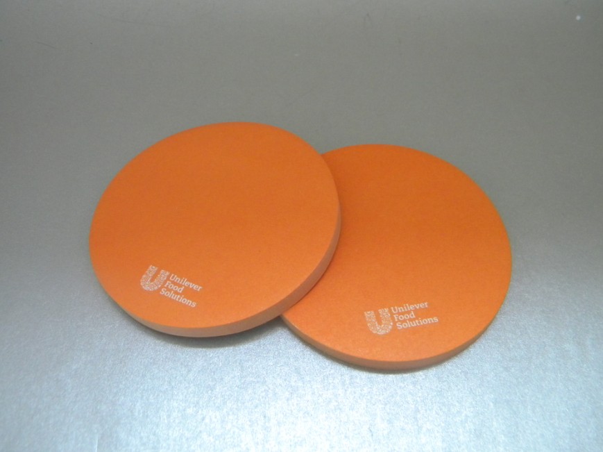 Die-Cut Round Shaped Sticky Notepad