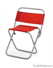Folding chair with backrest