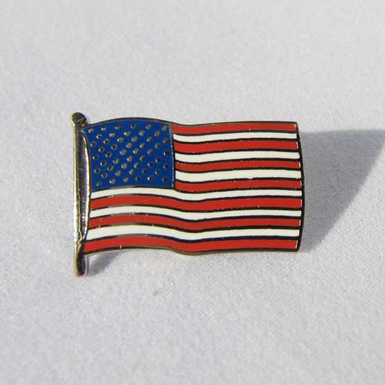 flag pin