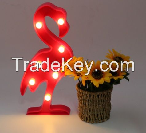 Flamingo led night light