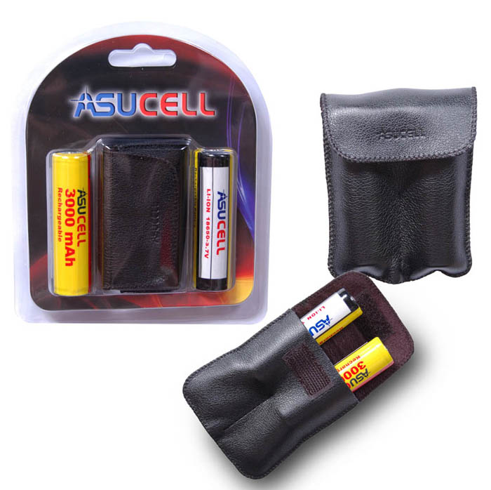 ASUCELL Li-ion 3000MAH, 18650 protection cover battery