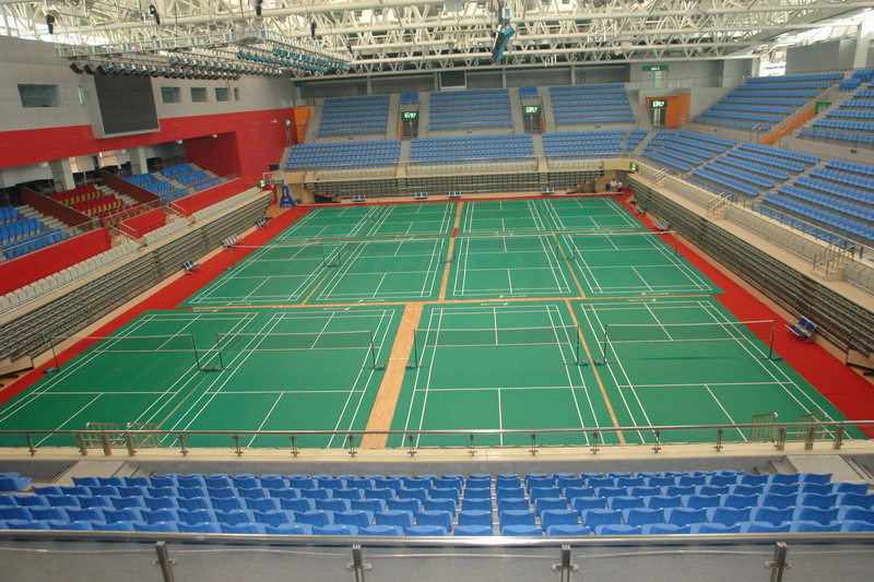 pvc badminton floor