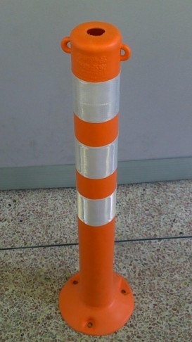 Warning Post made in new synthetic materials