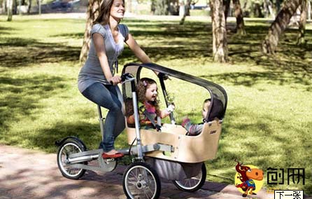mother and baby tricycle/bike