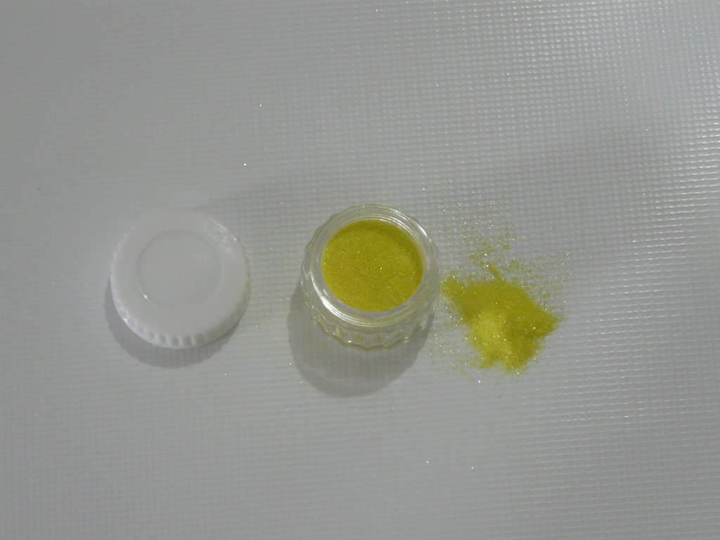 nail glitter yellow color