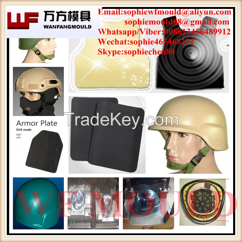 Kevlar Bulletproof Vest Mould made in China/OEM Custom Bulletproof plate Mould/Ballistic shield mold making/Compression mould