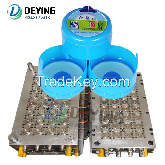 Plastic injection cap mould maker 5 gallon cap mould making Plastic cap mold supplier