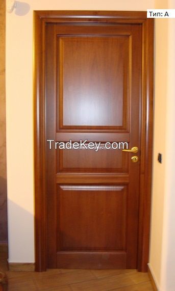 Solid wood interior door IVM012