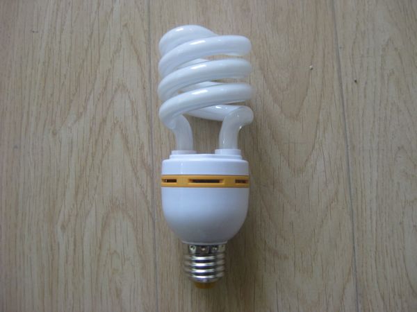 Half spiral energy saving lamp