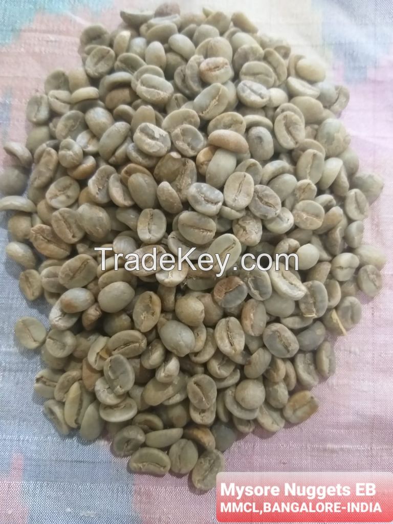 arabica coffee beans and robusta cherry