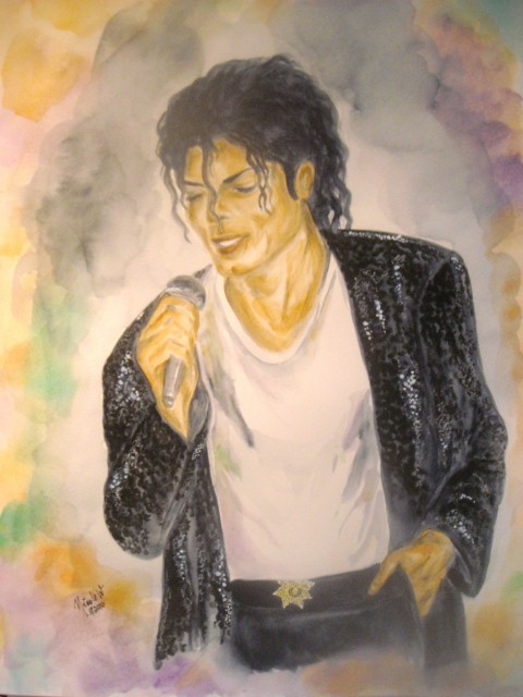 Michael Jackson - Billie Jean Art Print Giclee limited edition