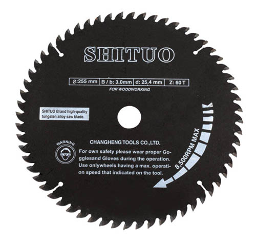 Teflone circular TCT saw blade for wood