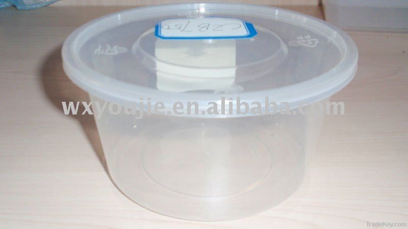 Plastic Disposable Round Food Container  