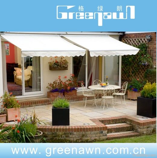 Retractable Arm Half Box Awning