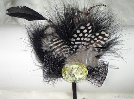 H-00167 fashion charming feather handmade hairband