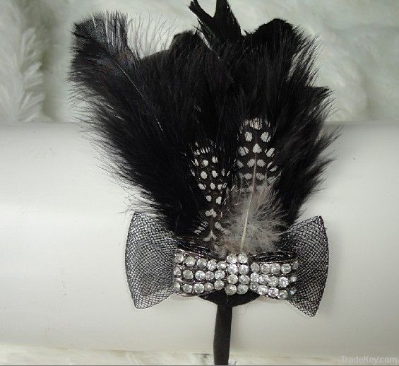 H-00167 fashion charming feather handmade hairband