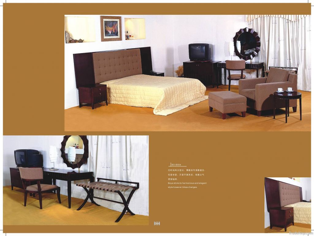 Hotel Furniture, Bedroom Furniture, Headboard, Mattress, Luggage Rack, Desk