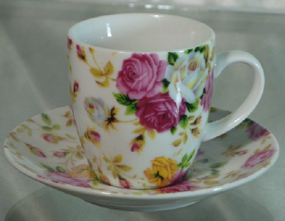 Porcelain Cup & Saucer