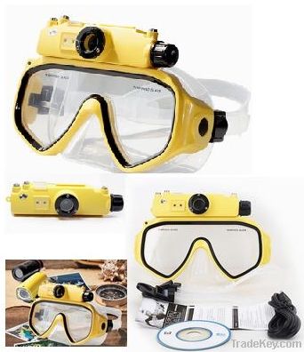 Underwater HD Digital Camera Diving Mask, 5.0 Mega Pixel CMOS