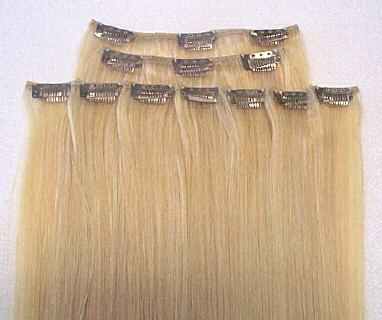 Clips in hair extension