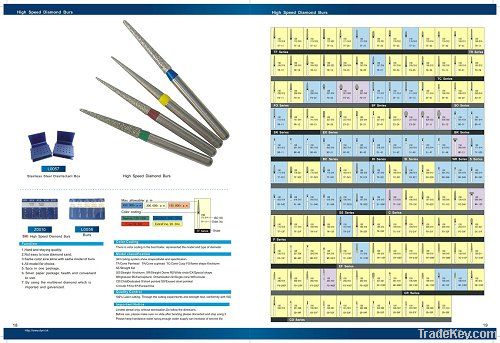 Dental DYM SKI diamond burs