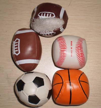 Four styles sports ball(basketball, football, baseball, soccer ball)