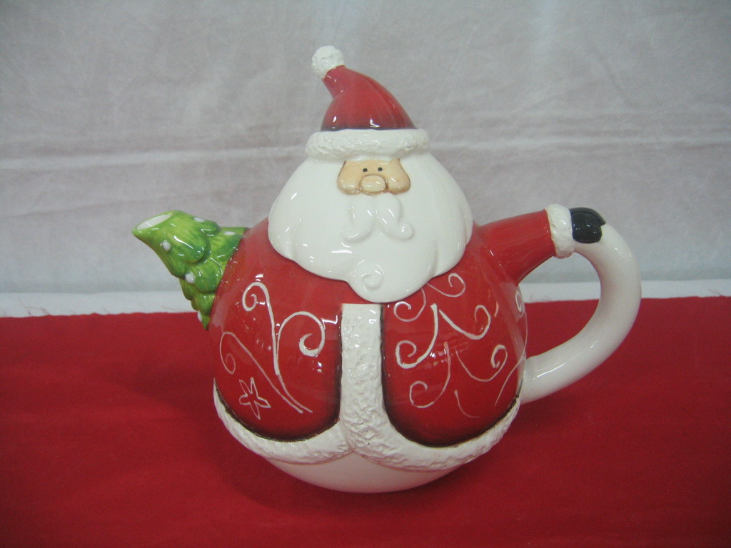 ceramic, teapot, home decoration, Christmas series