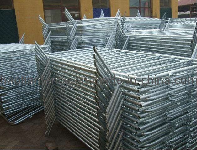 Galvanized Crowd Control Barrier