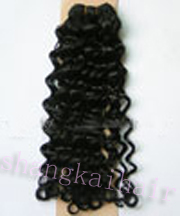 human hair weft-1