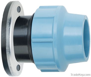 PP compression fittings (flange adaptor)