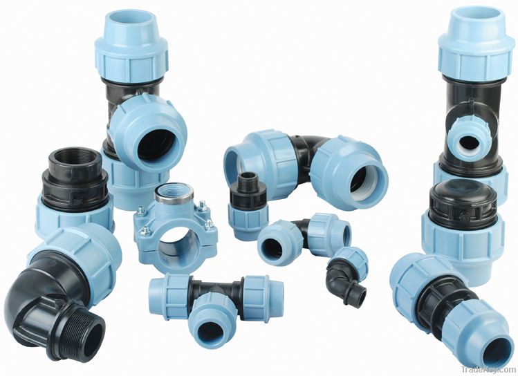 PP compression fittings