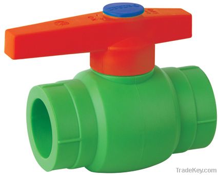 PP-R pipe &amp;fitting(PP-R ball valve with brass ball)