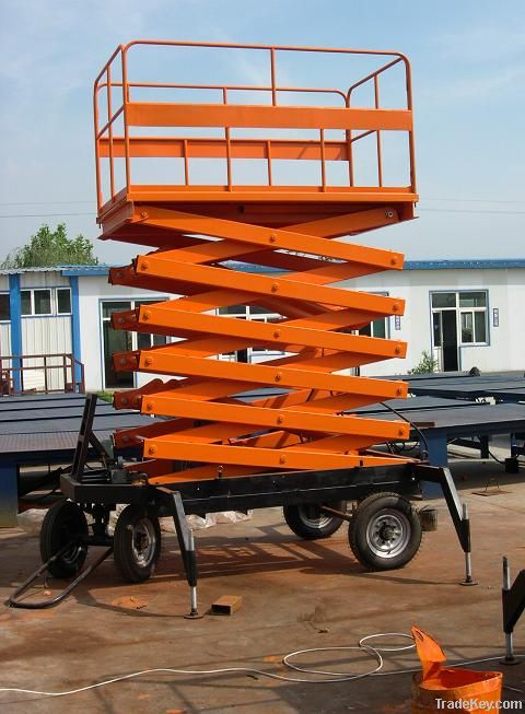 Mobile scissor lift platform