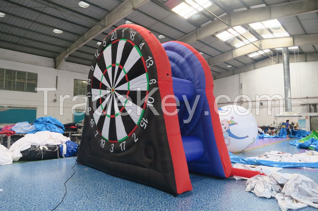 Latest Inflatable Football Game Soccer Game Shooting Game Football Sports Game Velcro Ball